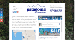 Desktop Screenshot of patagoniaonthames.com
